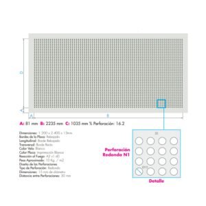 GYPLAC EXSOUND R15/30 N1 1200X2400 BA VB