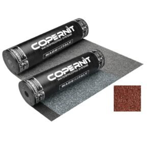 MANTO ASFALT. GRAVILL. POLIES. ROJO 3MM /10M2 COPERNIT