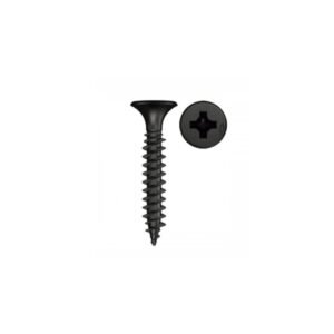 TORNILLO - 6X1"-25MM P/FINA ** NEGRO